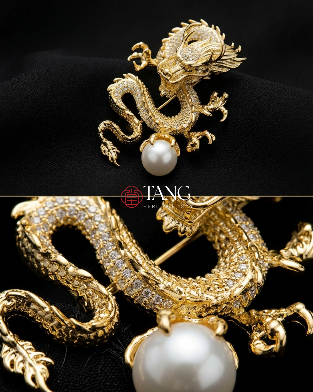 Sovereign Dragon Brooch