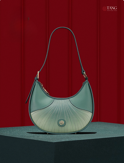 Tang Imperial 25 Embroidered Ginkgo Waltz Shoulder Bag