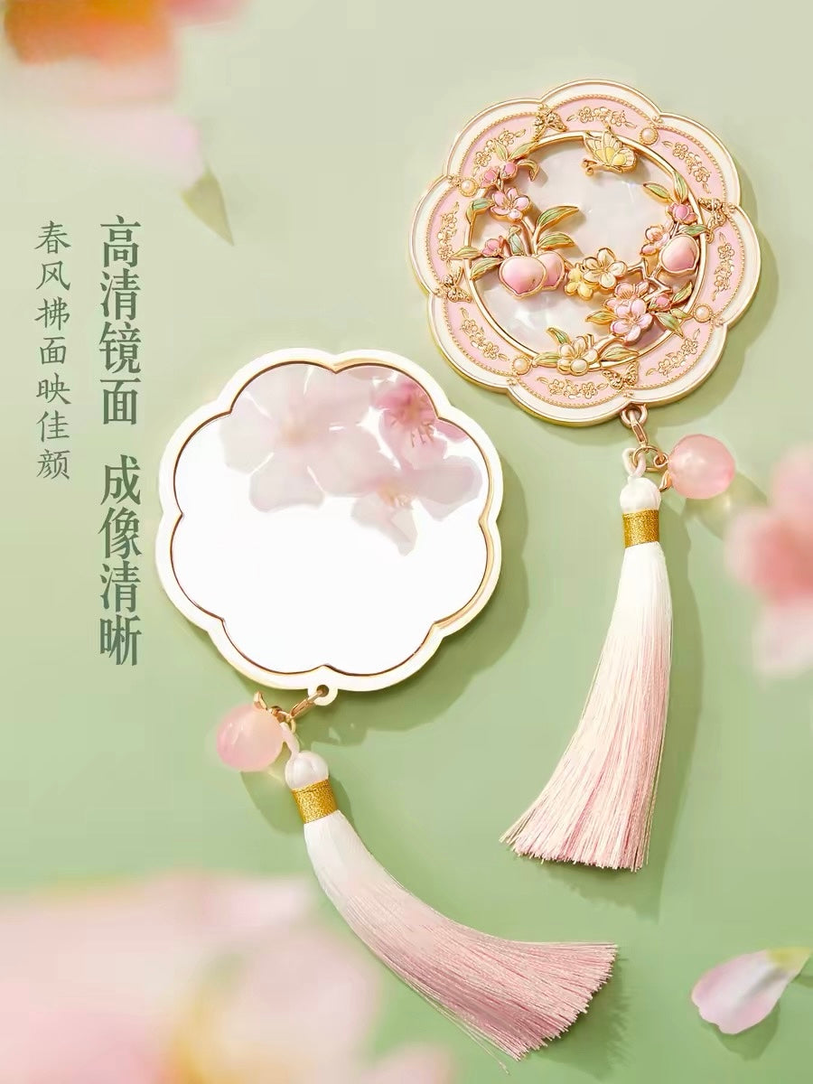 Peach and Plum in Bloom Mirror