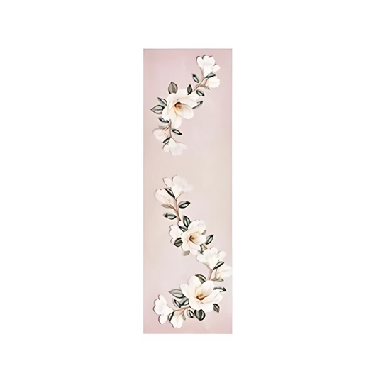 Whispering Magnolia Mulberry Silk Scarf (170x53cm)