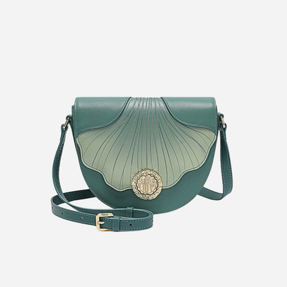 Tang Imperial 25 Embroidered Ginkgo Waltz Saddle Bag