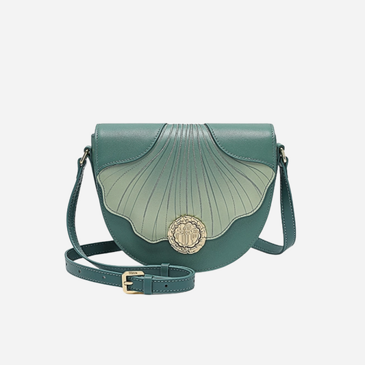 Tang Imperial 25 Embroidered Ginkgo Waltz Saddle Bag