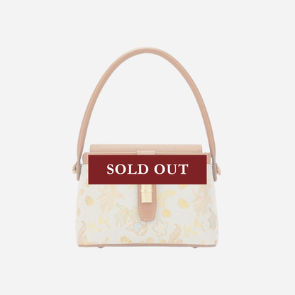 Tang Red 25 Gold Song Brocade Messenger Bag