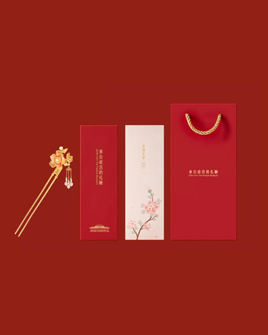 Crown of Peonies Hairpin