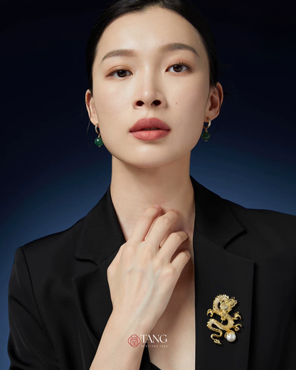 Sovereign Dragon Brooch