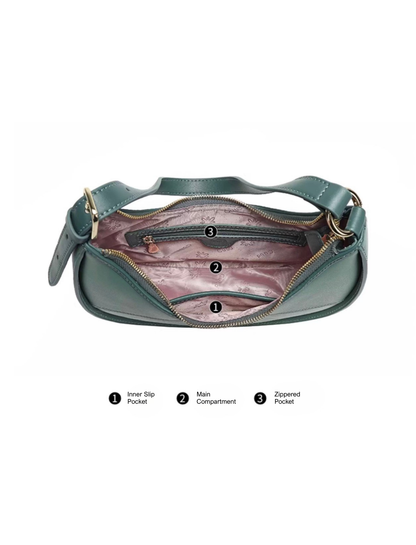 Tang Imperial 25 Embroidered Ginkgo Waltz Shoulder Bag