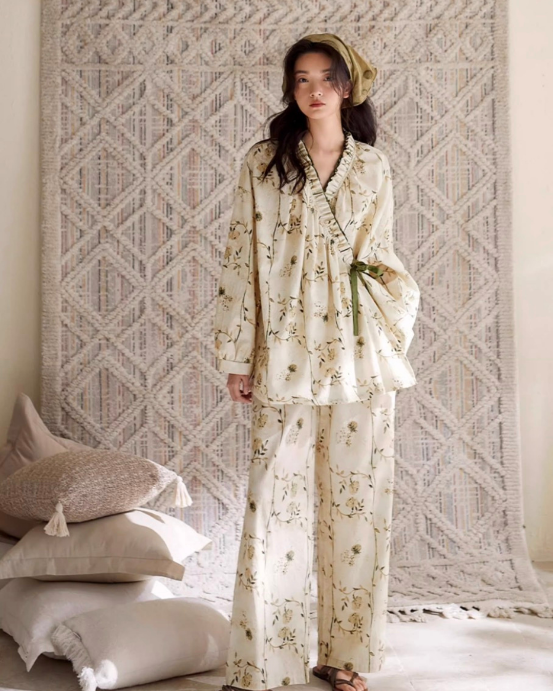 Ruò Pajamas Set (Long-Sleeve & Pants)