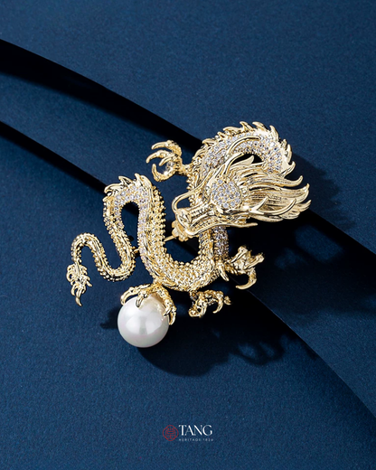 Sovereign Dragon Brooch
