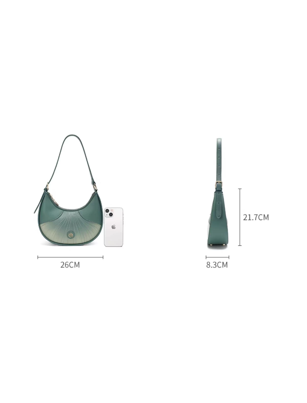 Tang Imperial 25 Embroidered Ginkgo Waltz Shoulder Bag
