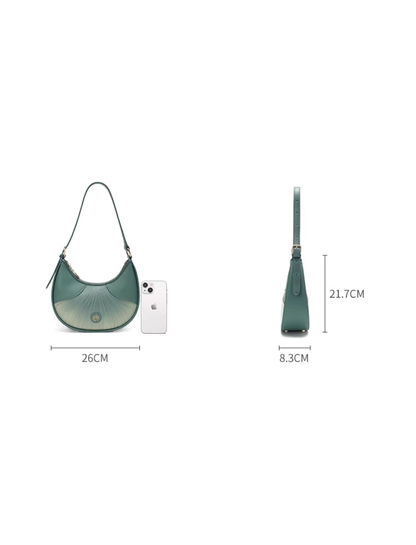 Tang Imperial 25 Embroidered Ginkgo Waltz Shoulder Bag