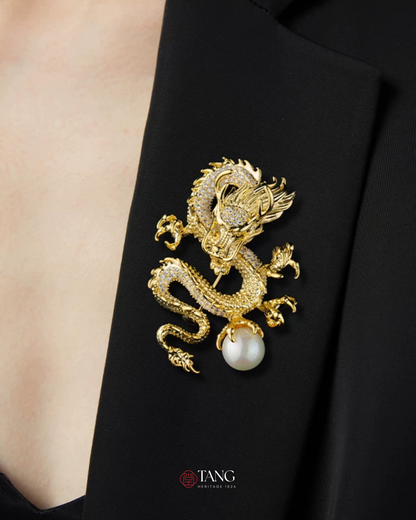 Sovereign Dragon Brooch