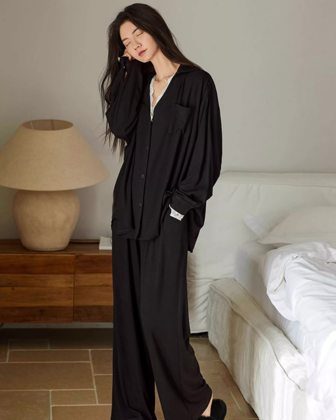 Zhēn Pajamas Set (Long-Sleeve & Pants)