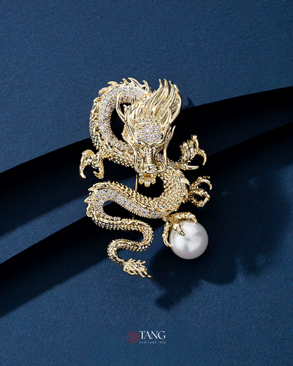 Sovereign Dragon Brooch