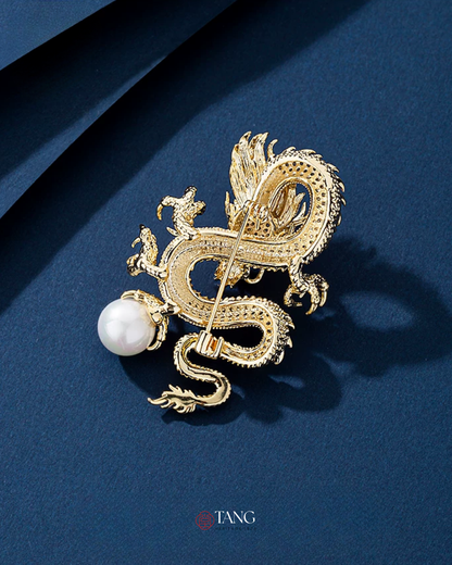 Sovereign Dragon Brooch
