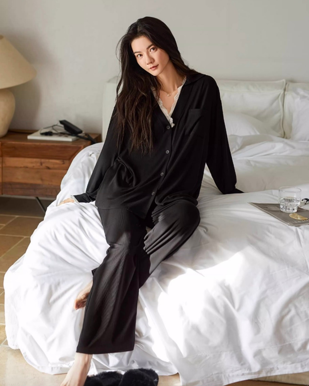 Zhēn Pajamas Set (Long-Sleeve & Pants)