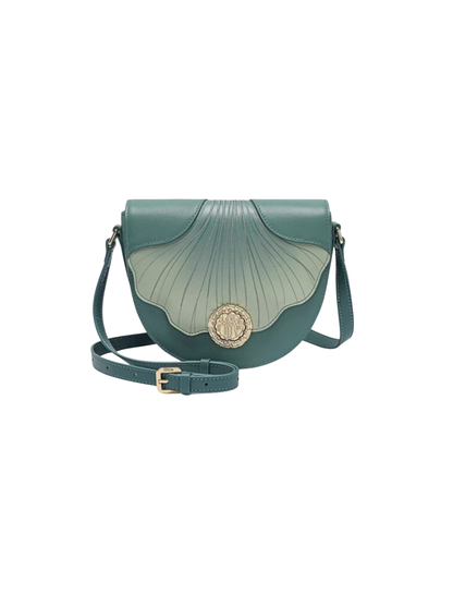Tang Imperial 25 Embroidered Ginkgo Waltz Saddle Bag