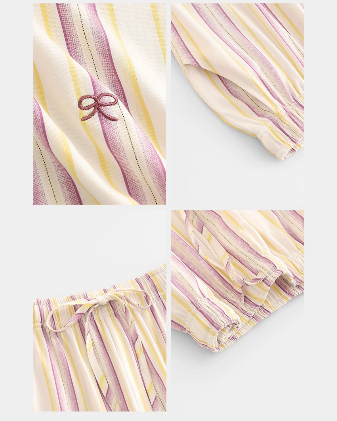 Cǎi Pajamas Set (Short Sleeve & Shorts)