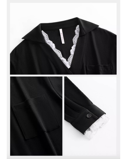 Zhēn Pajamas Set (Long-Sleeve & Pants)