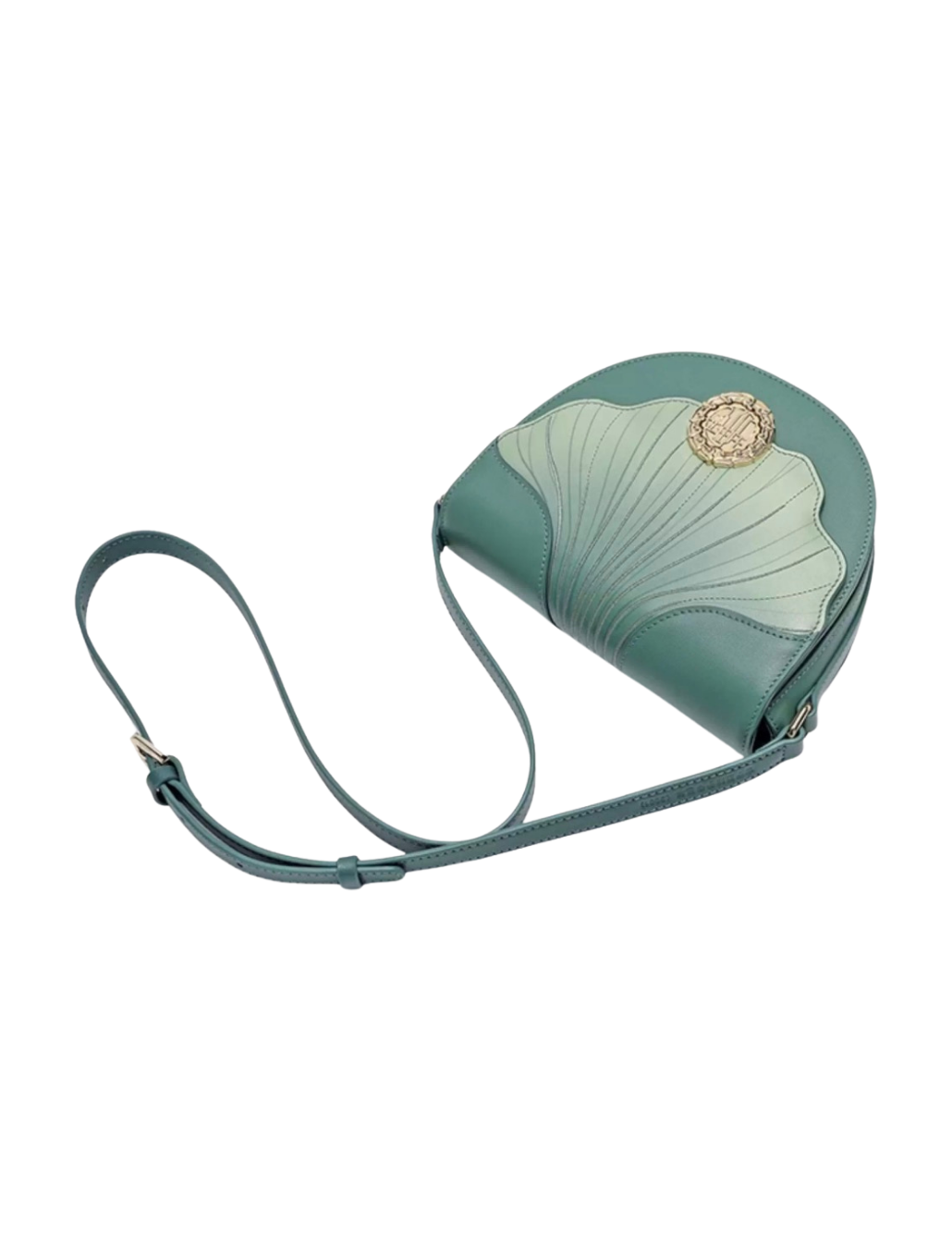 Tang Imperial 25 Embroidered Ginkgo Waltz Saddle Bag