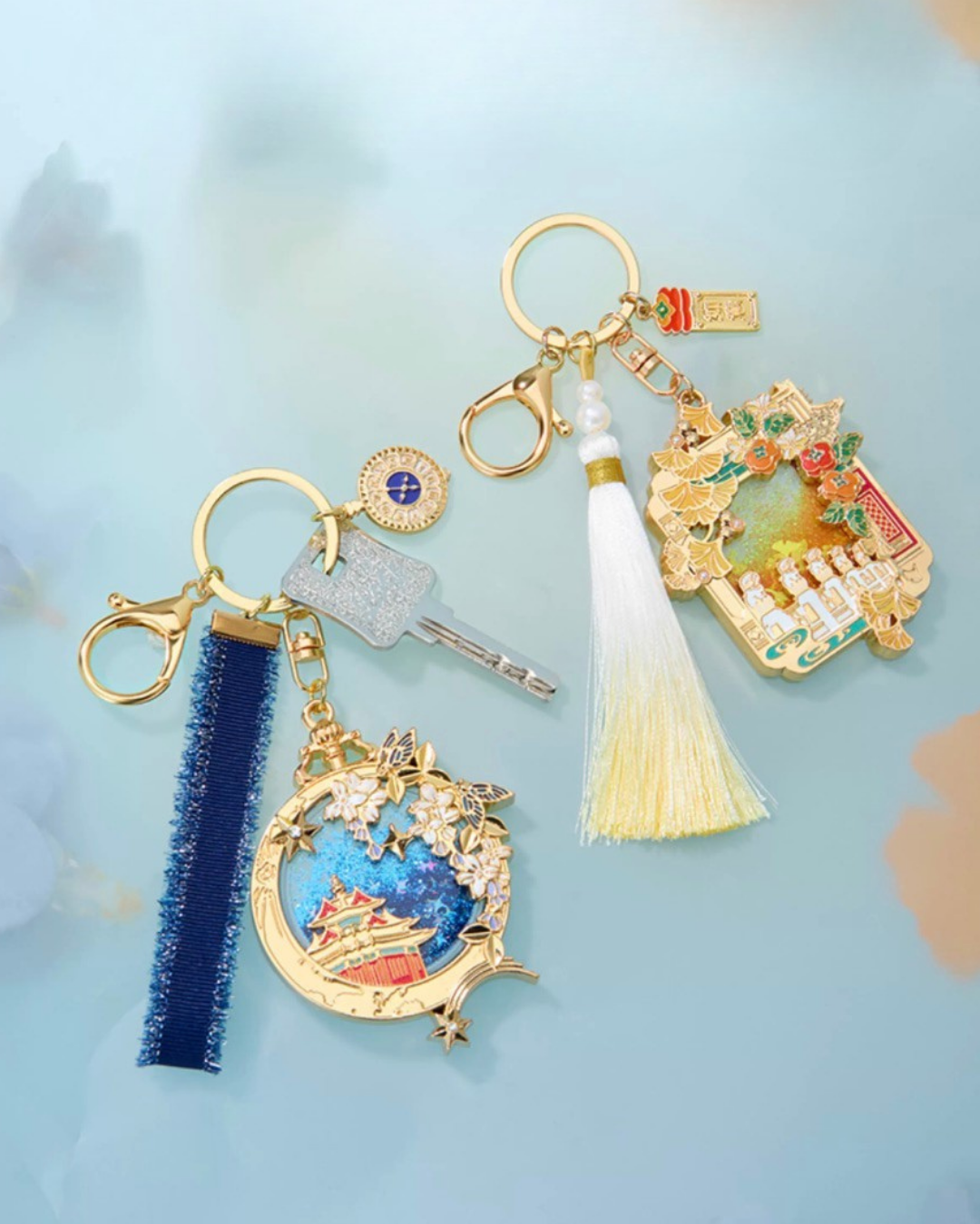 Flow of Auspicious Light Keychains
