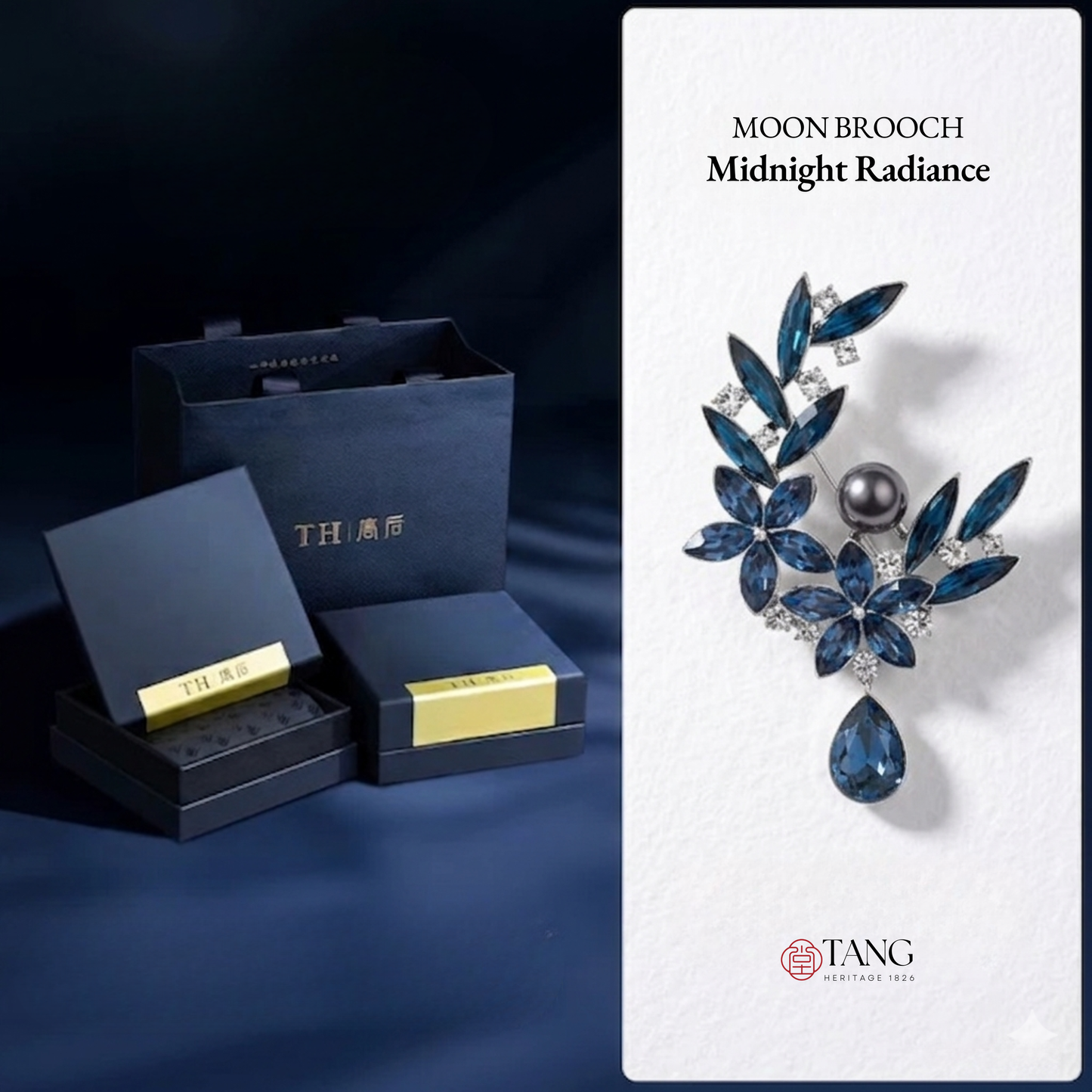 Radiant Moon Brooch