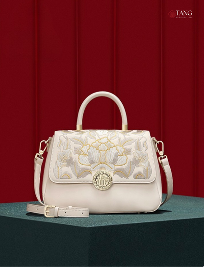 Tang Imperial 25 Embroidered Blossoms Tote