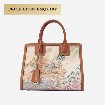 Tang Red 27 Mountain Nishijin Brocade Tote (Special Invitation Only)
