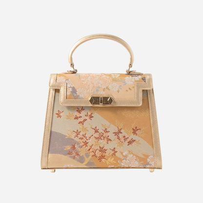 Tang Gold 24 Four Seasons Brocade Tote