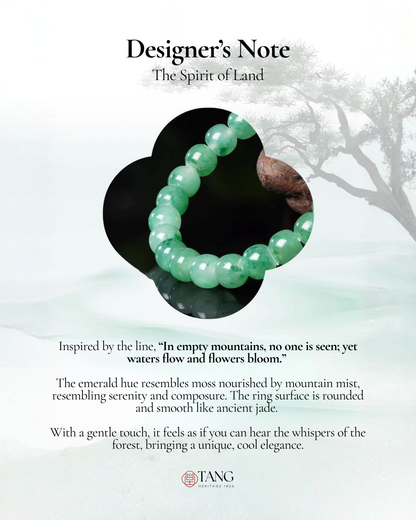 Mountain Mist African Jade Beaded Bracelet