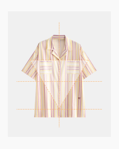 Cǎi Pajamas Set (Short Sleeve & Pants)