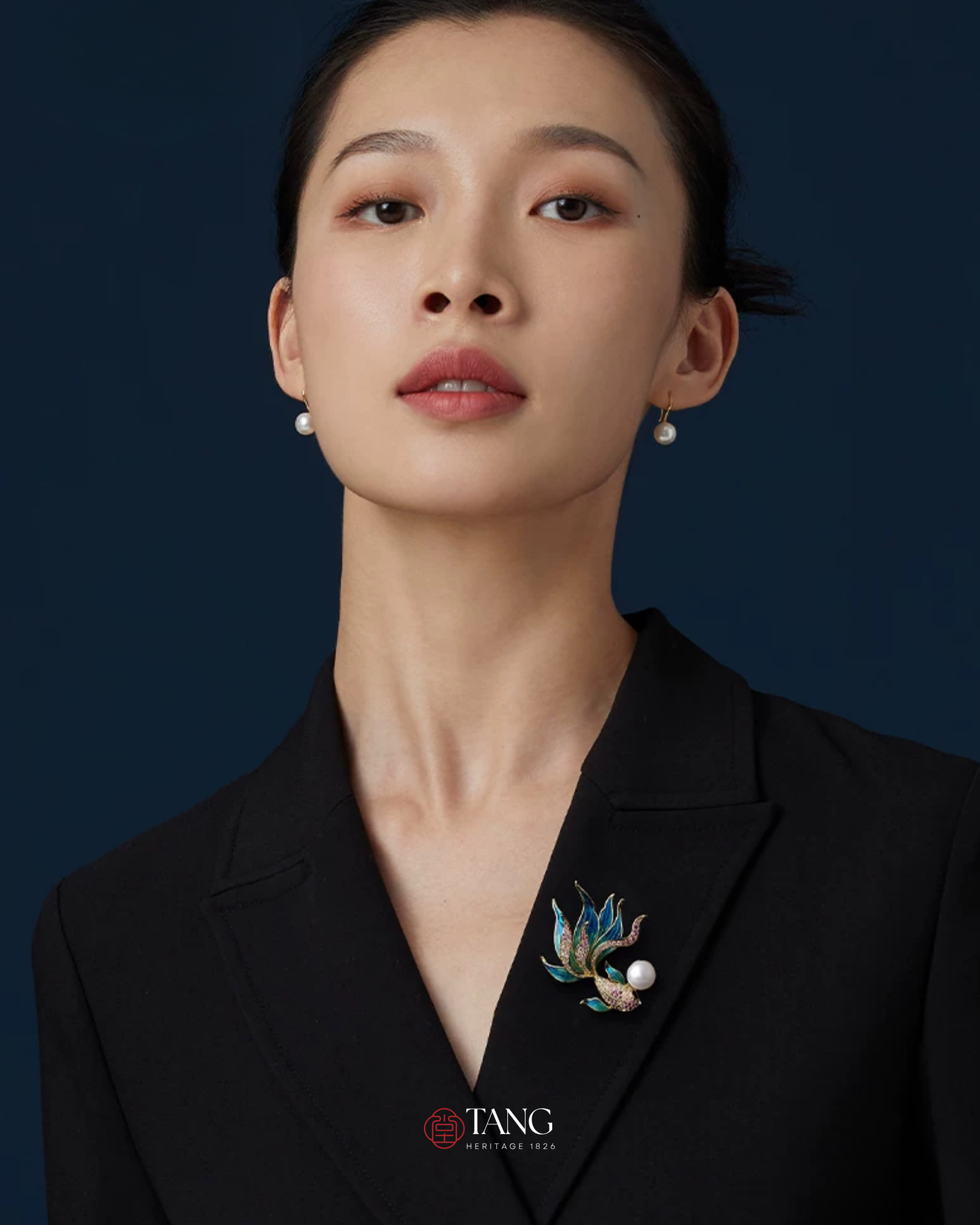 Rising Koi Brooch