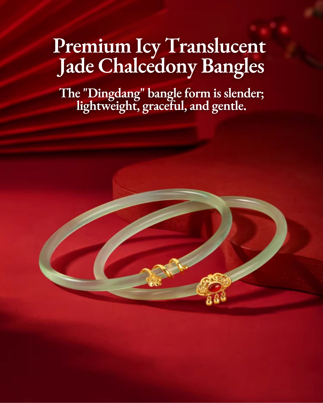 Imperial Ruyi Jade Duo Bangles