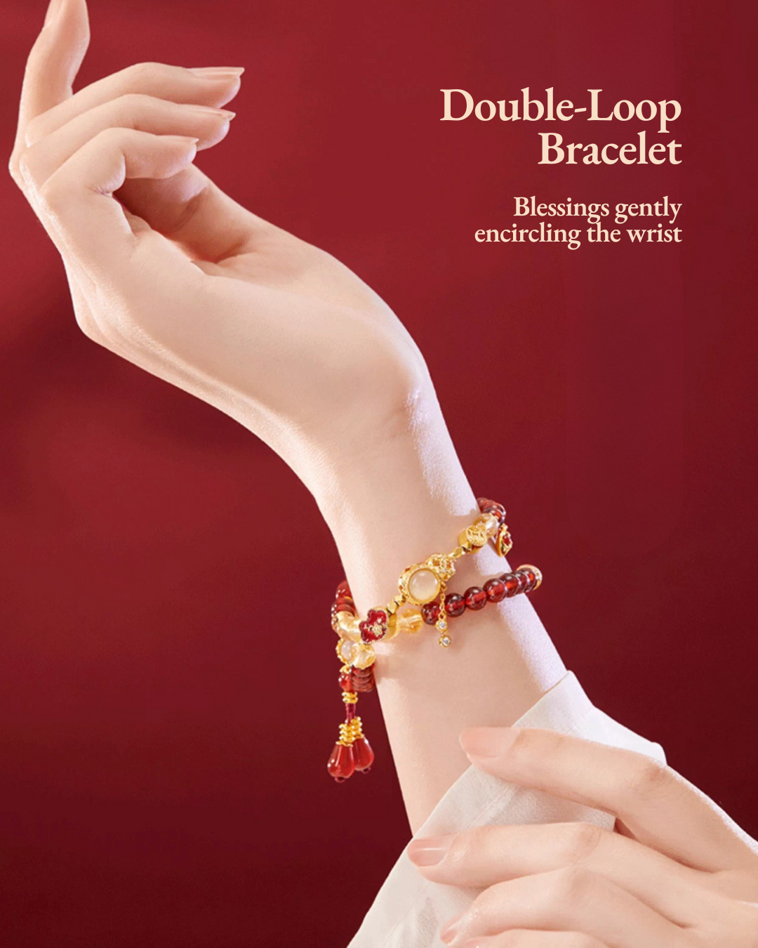 Five Blessings Dual-Loop Bracelet