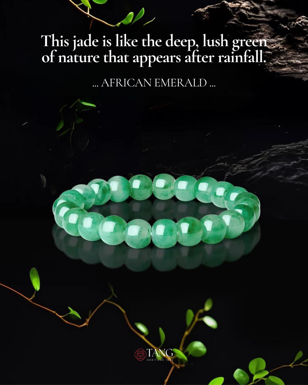 Mountain Mist African Jade Beaded Bracelet