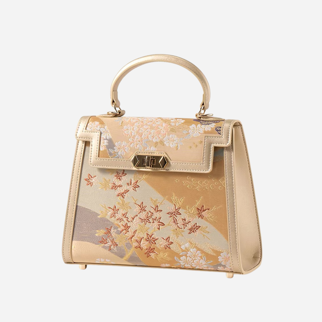 Tang Gold 24 Four Seasons Brocade Tote