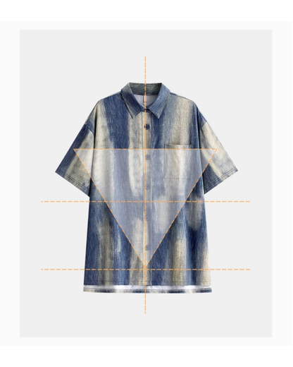 Qīng Pajamas Set (Short-Sleeve & Pants)