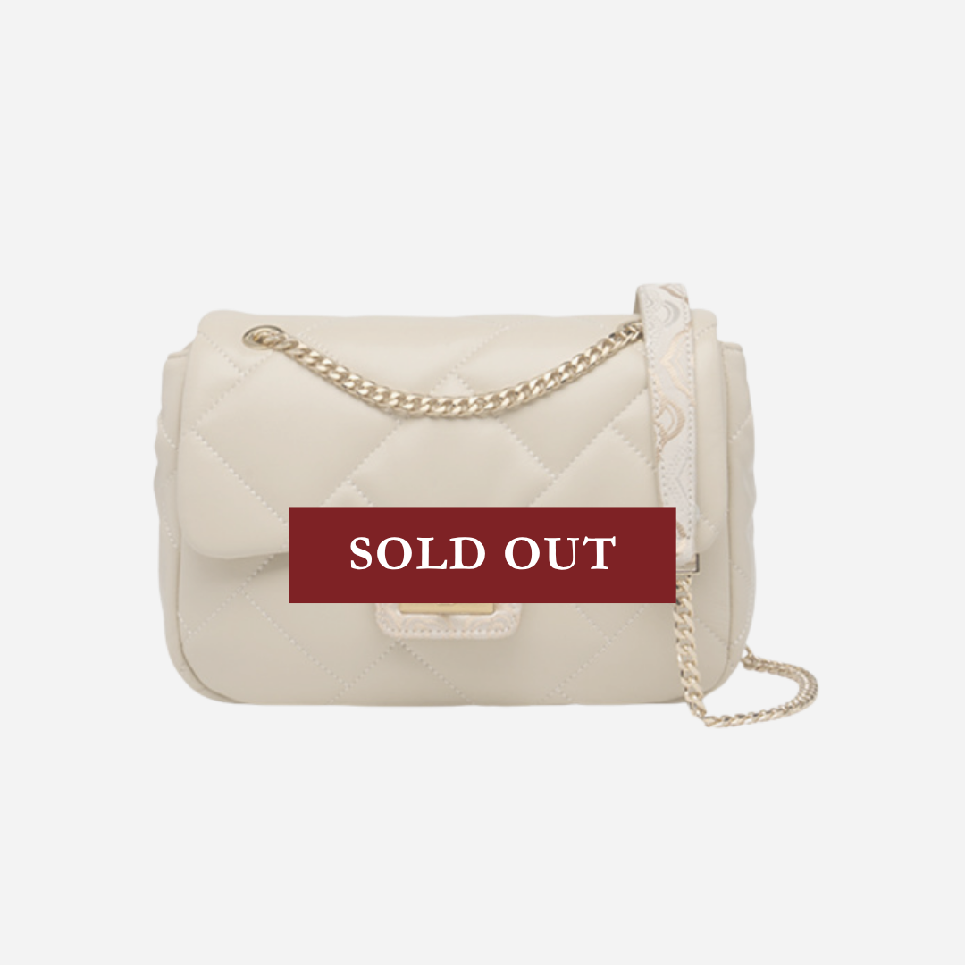 Tang Red 25 Zhuang Brocade Accent Bag