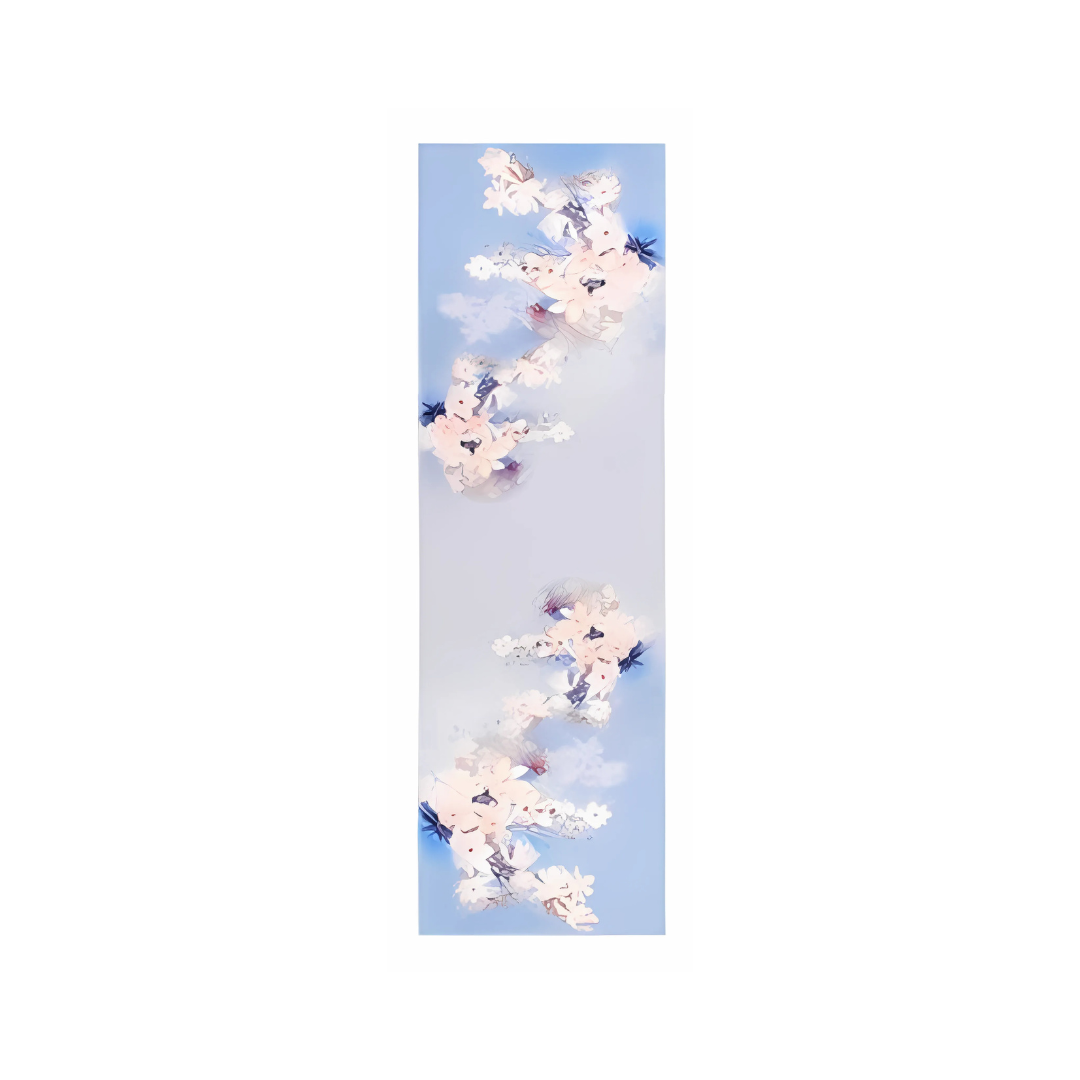 Celadon Mist Mulberry Silk Scarf (170x53cm)
