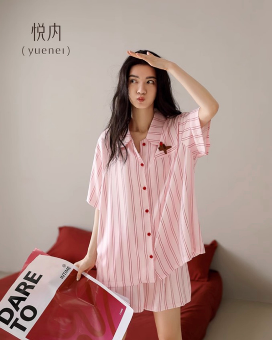 Luò Pajamas Set (Short-Sleeve & Pants)