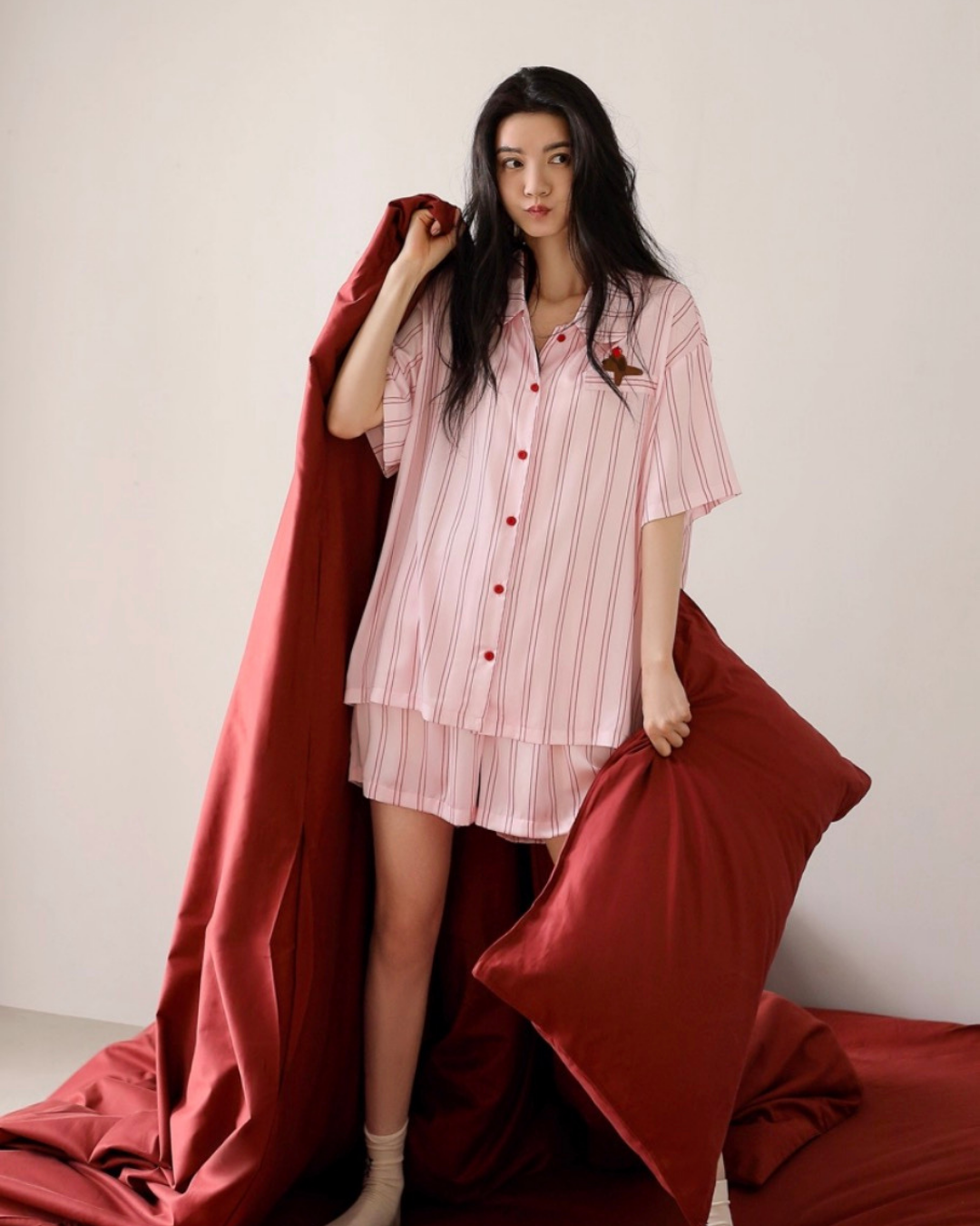 Luò Pajamas Set (Short-Sleeve & Pants)