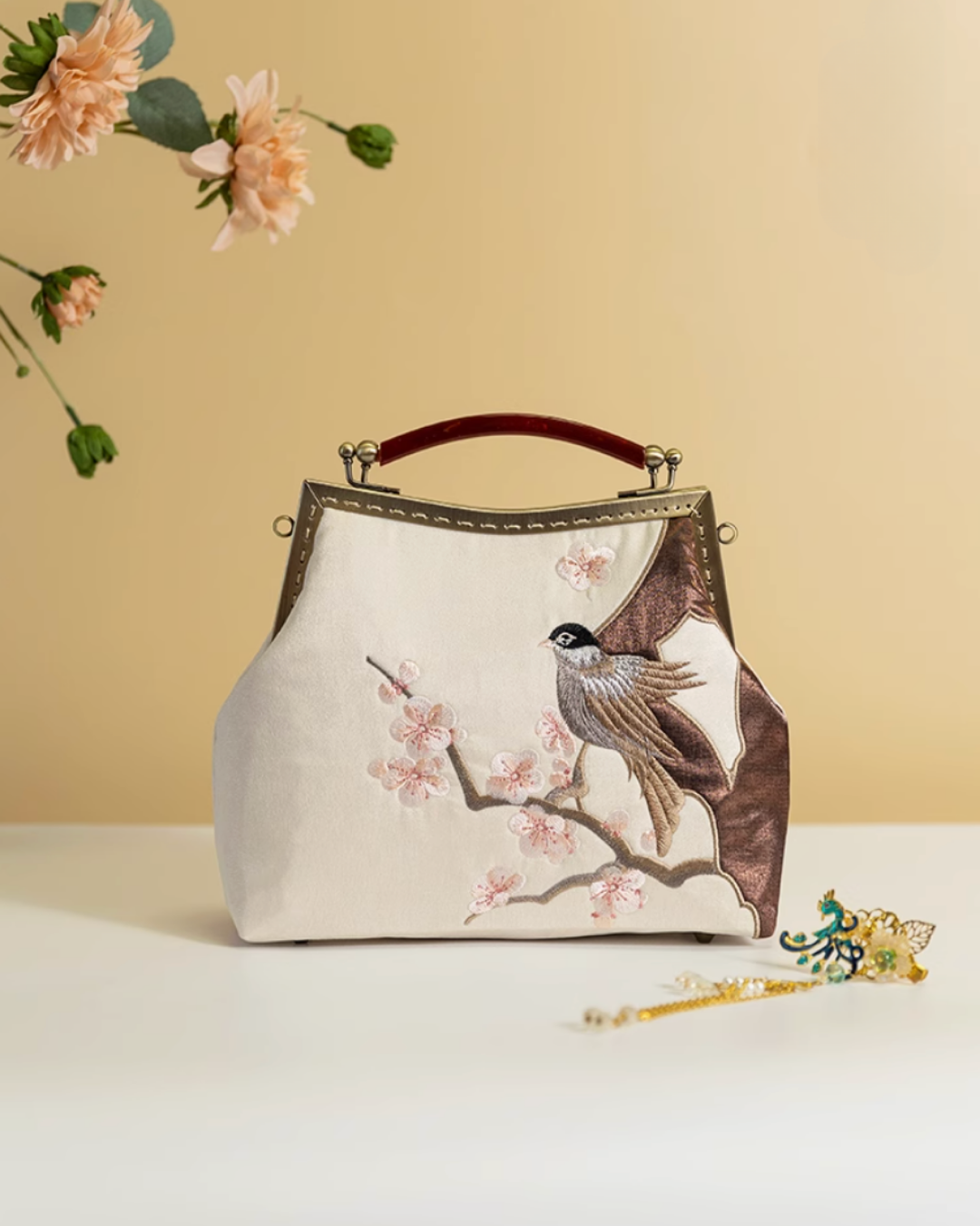 Tang Bloom Peach Blossom Clutch