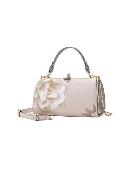 Tang Imperial 23 Embroidered Peony Bloom Clutch