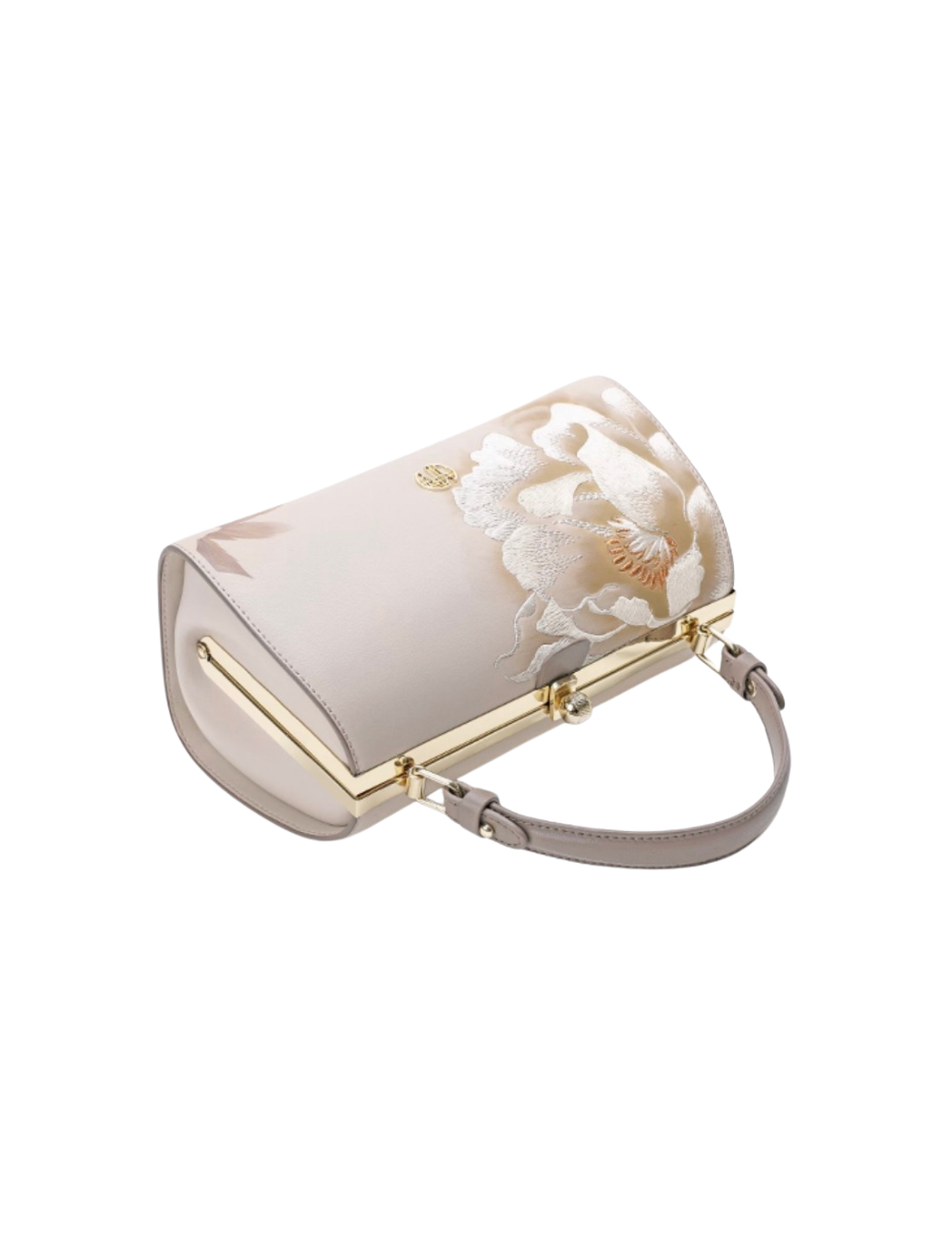 Tang Imperial 23 Embroidered Peony Bloom Clutch