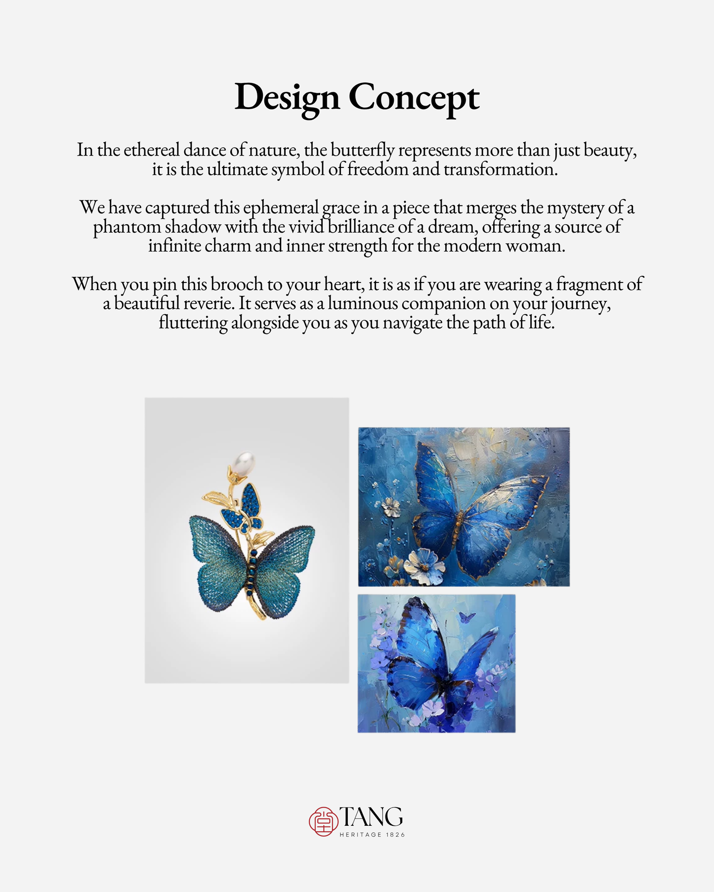 Twilight Dream Butterfly Brooch