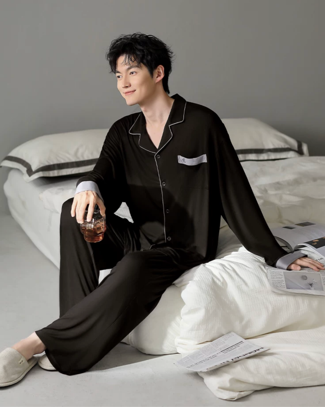 Yǐn Pajamas Set (Long Sleeve & Pants)