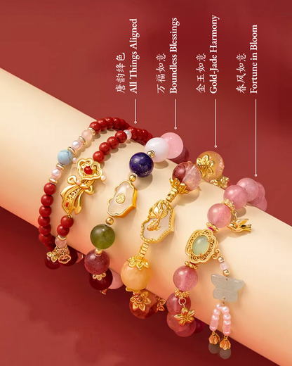 Ruyi Natural Gemstones Bracelets