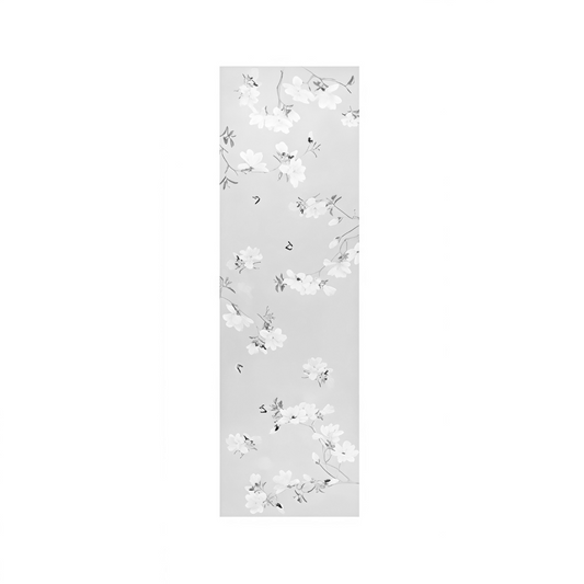 Frosted Spring Petals Mulberry Silk Scarf (170x53cm)