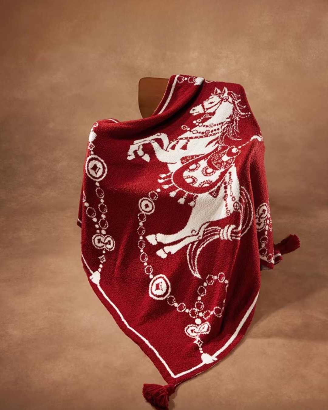 Thousand Gold Horse Fur Blanket