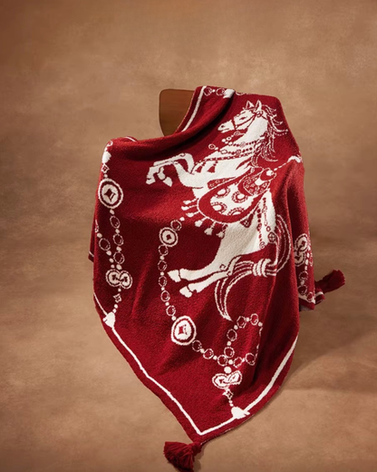 Thousand Gold Horse Fur Blanket