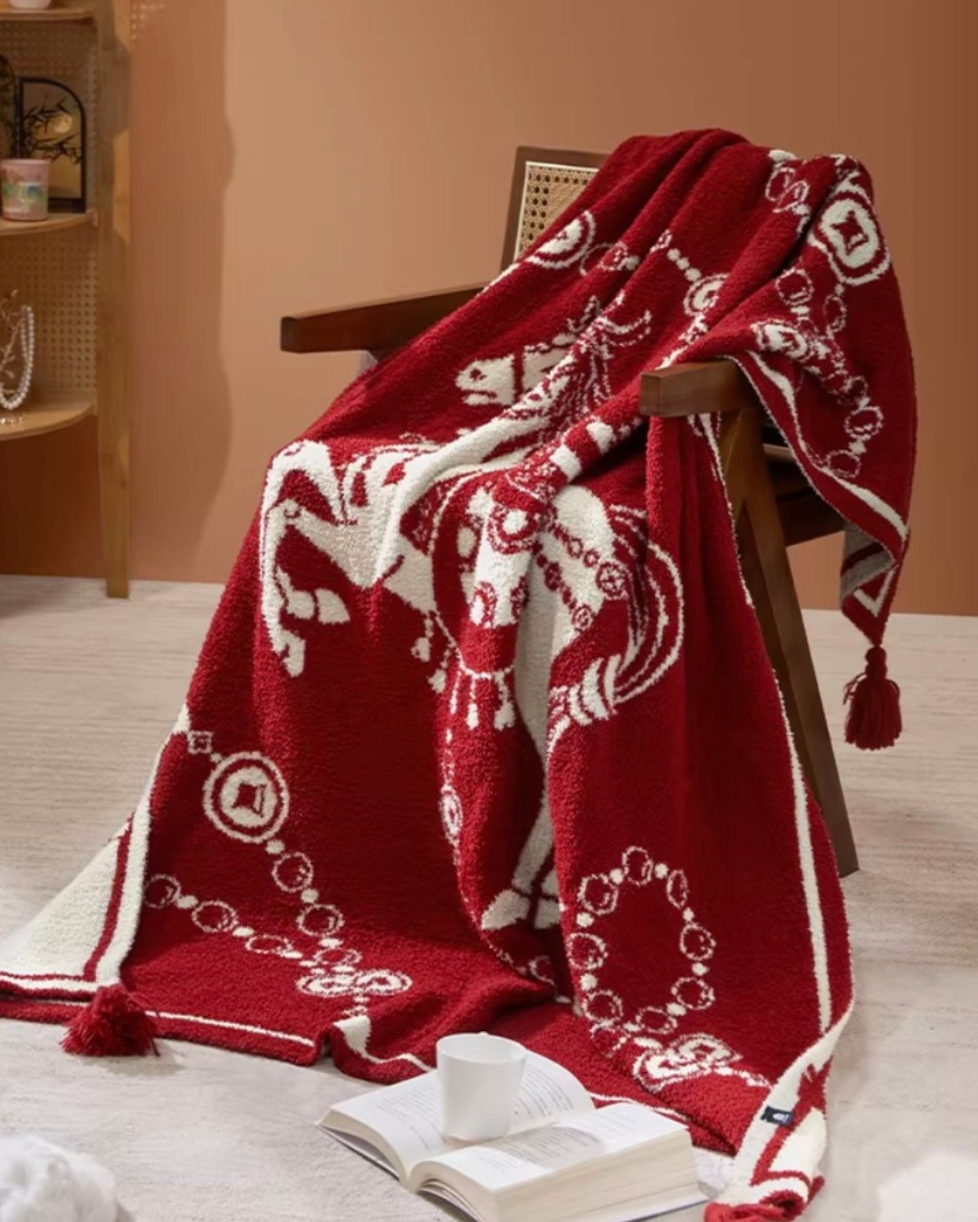 Thousand Gold Horse Fur Blanket